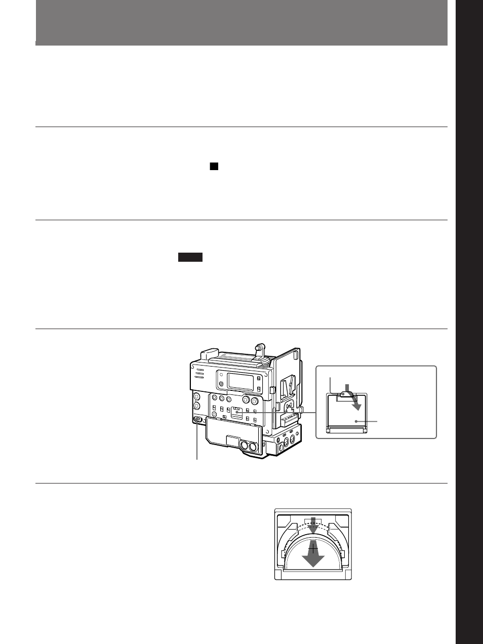 Inserting and replacing the lithium battery, Chapter 2 fitting and connecting related equipment | Samsung DSR-1/1P User Manual | Page 21 / 84