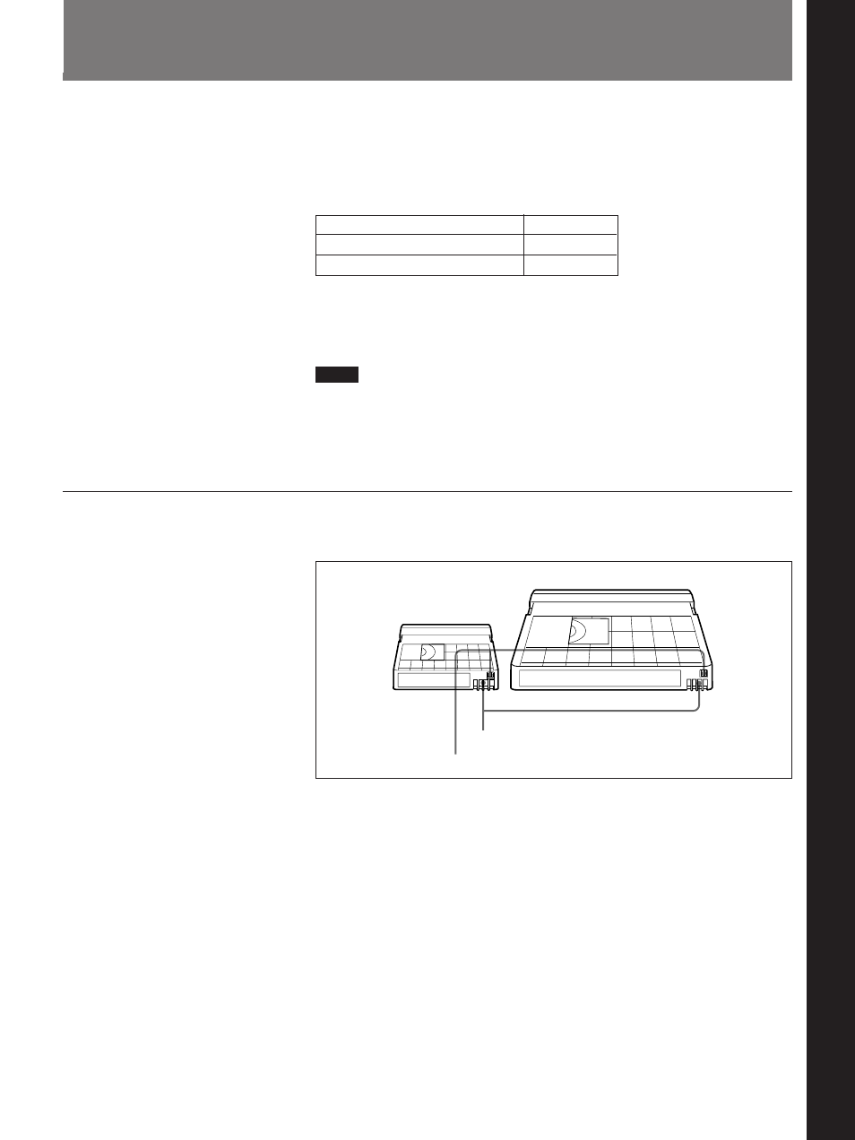 Cassettes for the dsr-1/1p, Chapter 3 shooting | Samsung DSR-1/1P User Manual | Page 35 / 84