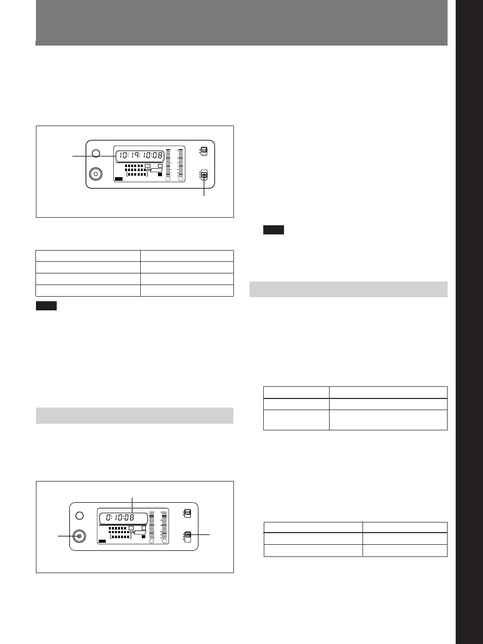 Switching time value indications, Chapter 4 time v alues, Resetting the counter | Displaying the date/time, Confirm the following, Set the display switch to tc or u-bit | Samsung DSR-1/1P User Manual | Page 49 / 84