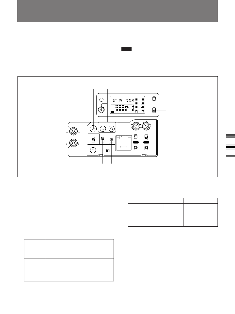 Setting the time code value, Set the display switch to tc, Set the tc mode switch 1 to preset | Samsung DSR-1/1P User Manual | Page 51 / 84