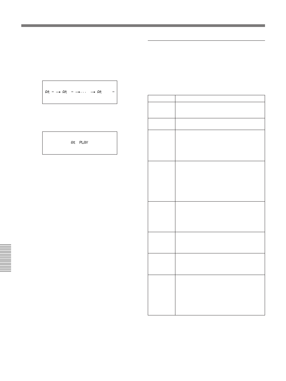 Vtr menu operation | Samsung DSR-1/1P User Manual | Page 66 / 84
