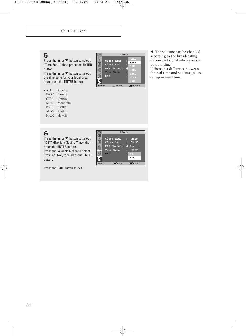 Samsung HC-R5251W User Manual | Page 36 / 64