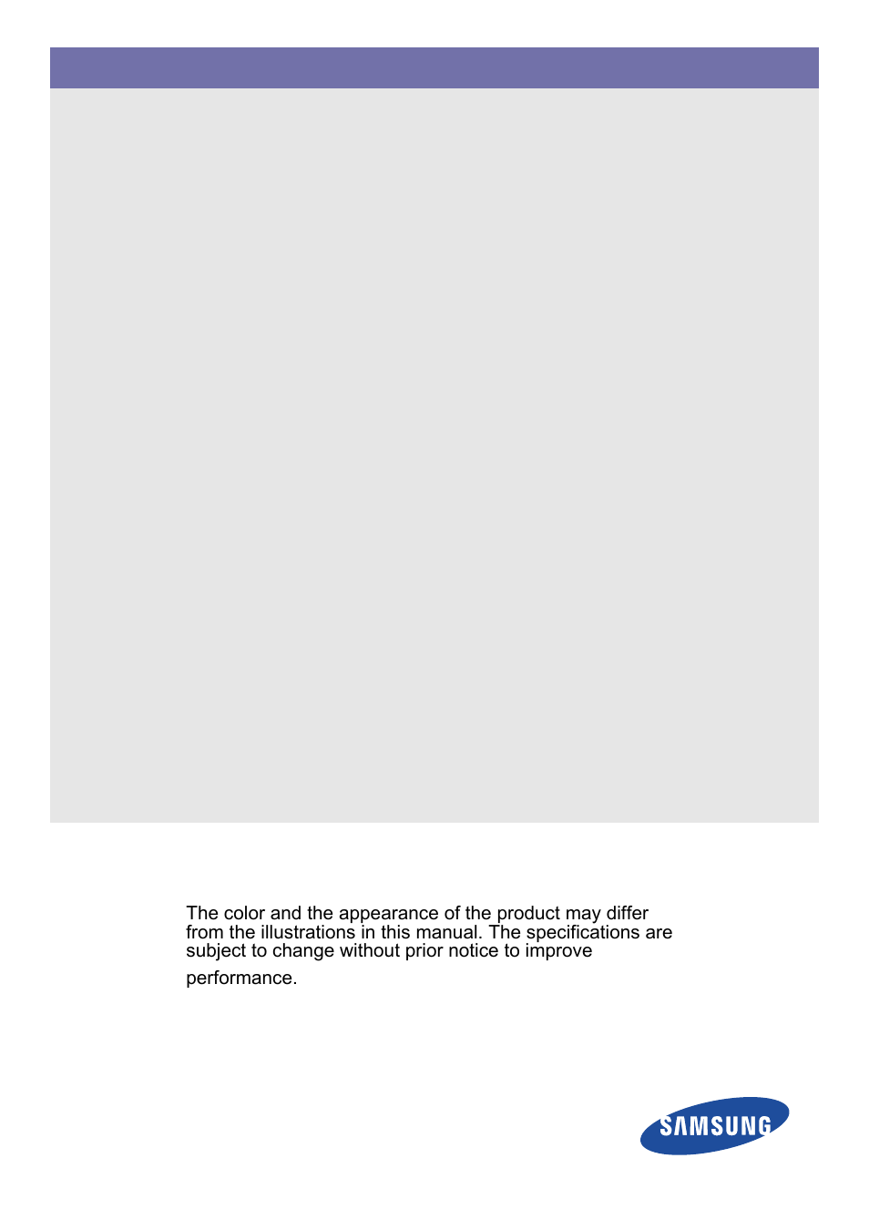 Samsung SP-P410M User Manual | 54 pages