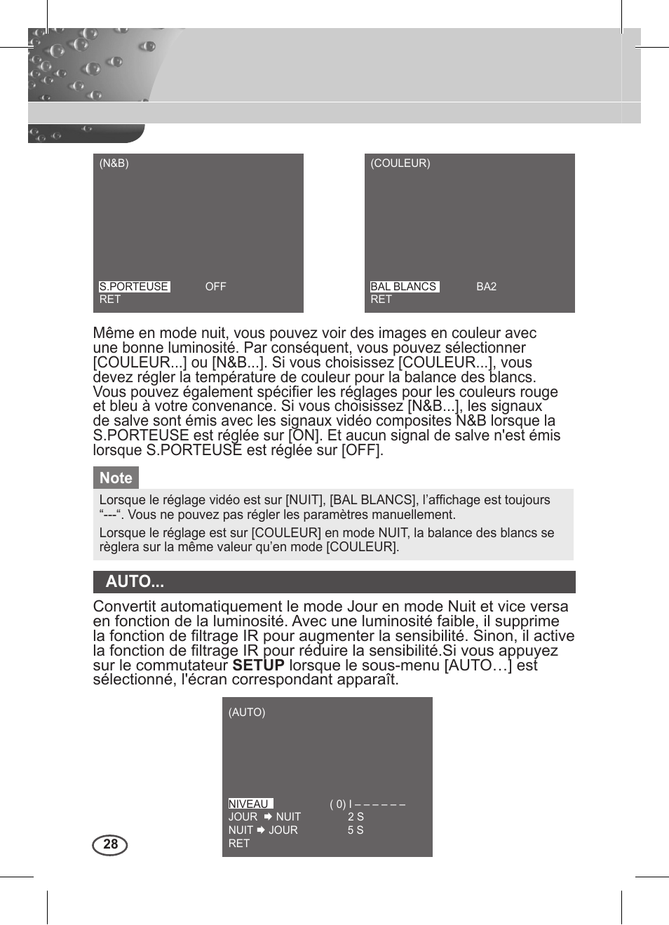 Auto | Samsung C4235(P) User Manual | Page 108 / 240