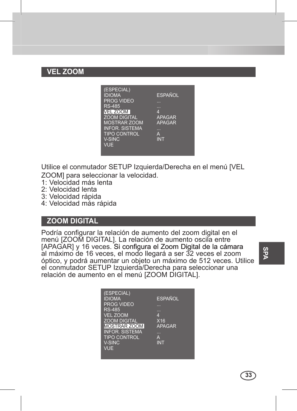 Vel zoom, Zoom digital | Samsung C4235(P) User Manual | Page 153 / 240