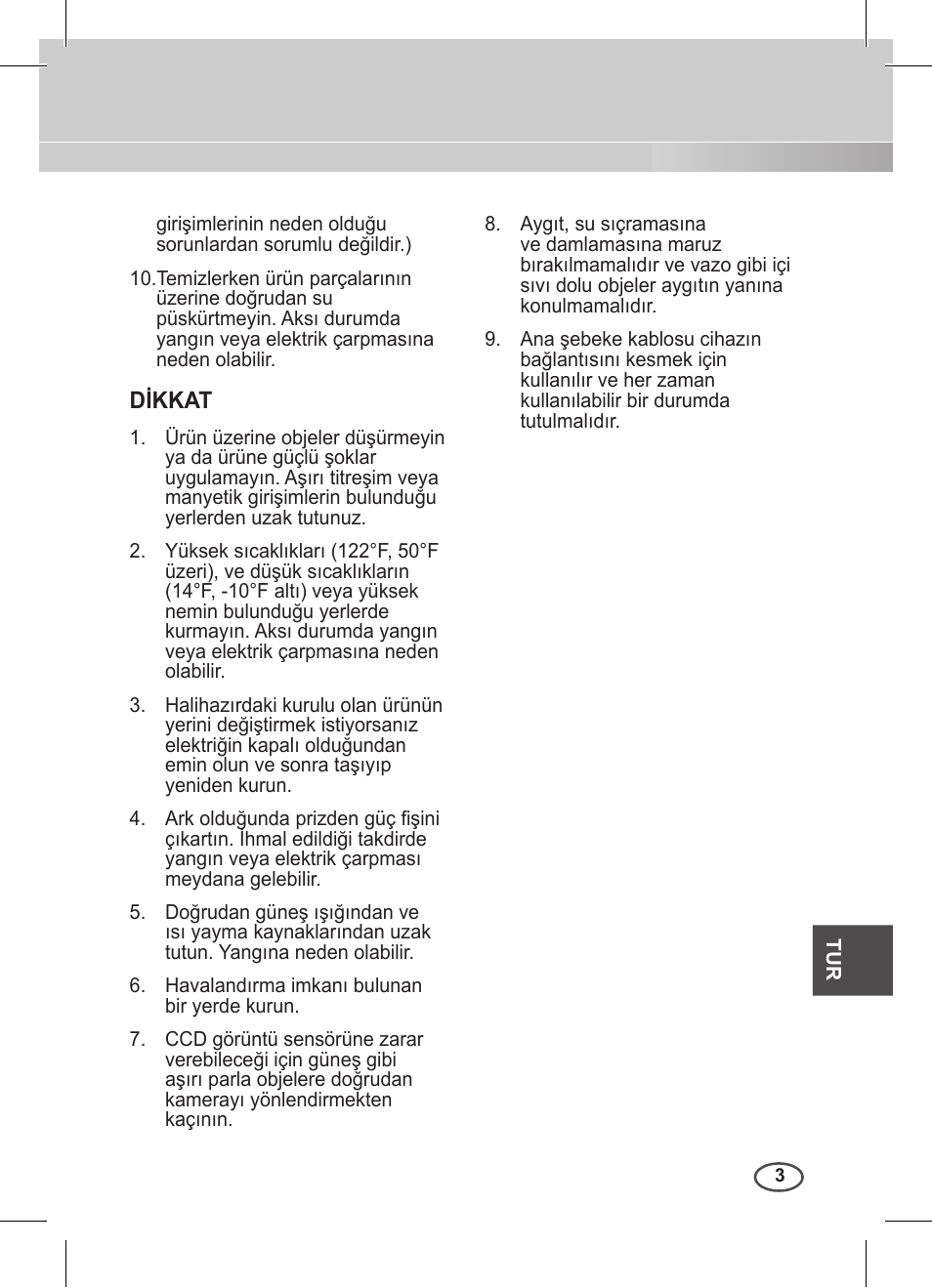 Güvenlik önlemleri | Samsung C4235(P) User Manual | Page 203 / 240