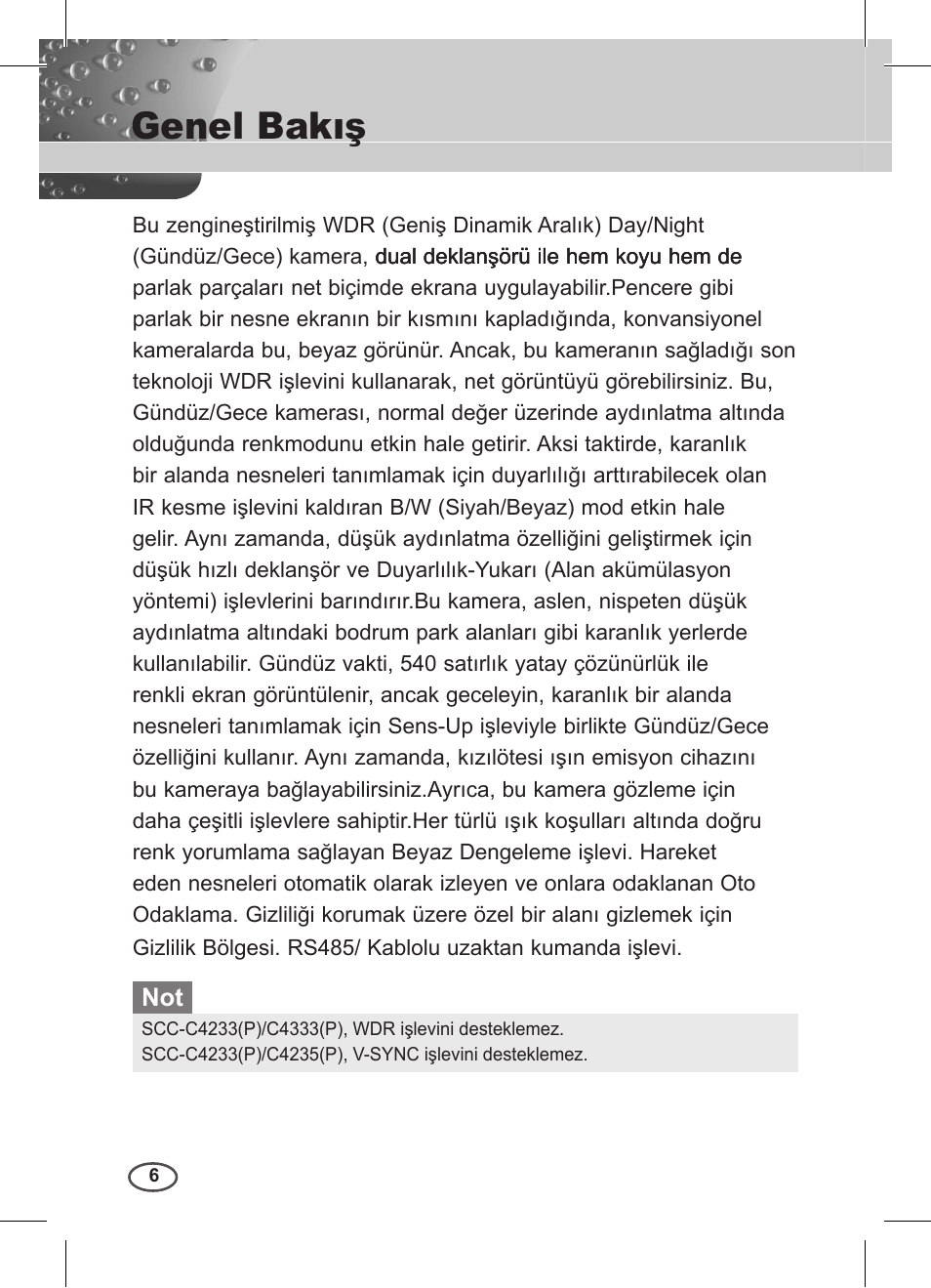 Genel bakış | Samsung C4235(P) User Manual | Page 206 / 240