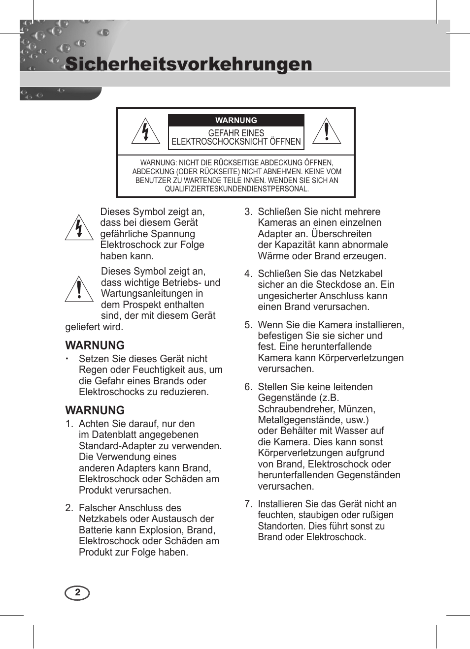 Sicherheitsvorkehrungen | Samsung C4235(P) User Manual | Page 42 / 240