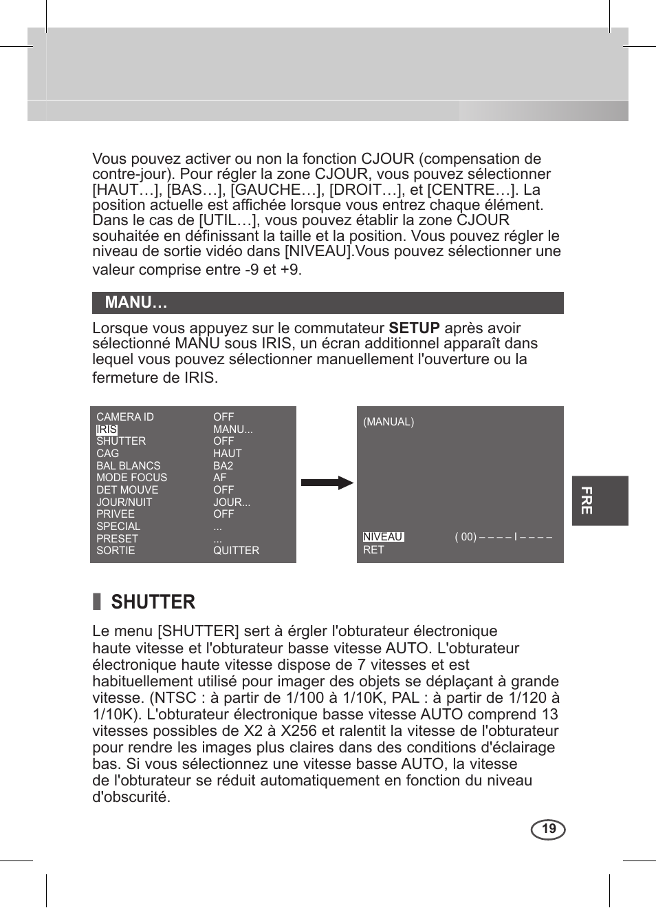 Shutter, Manu | Samsung C4235(P) User Manual | Page 99 / 240