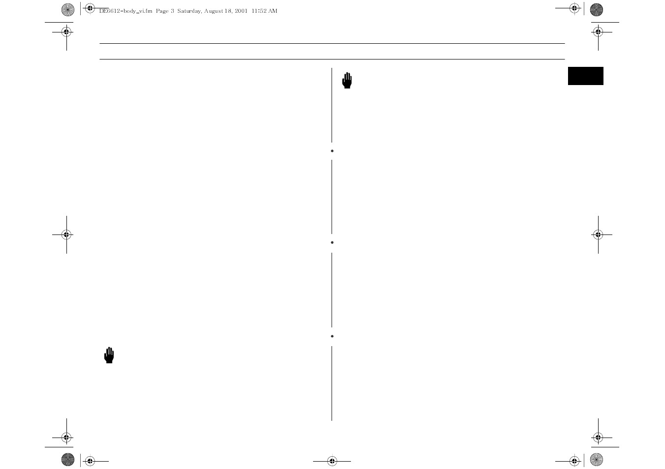 Warning, Precaution, Safety requirements | Safety(continued), Important safety instructions, continued, General safety requirements | Samsung DE6612 User Manual | Page 3 / 12