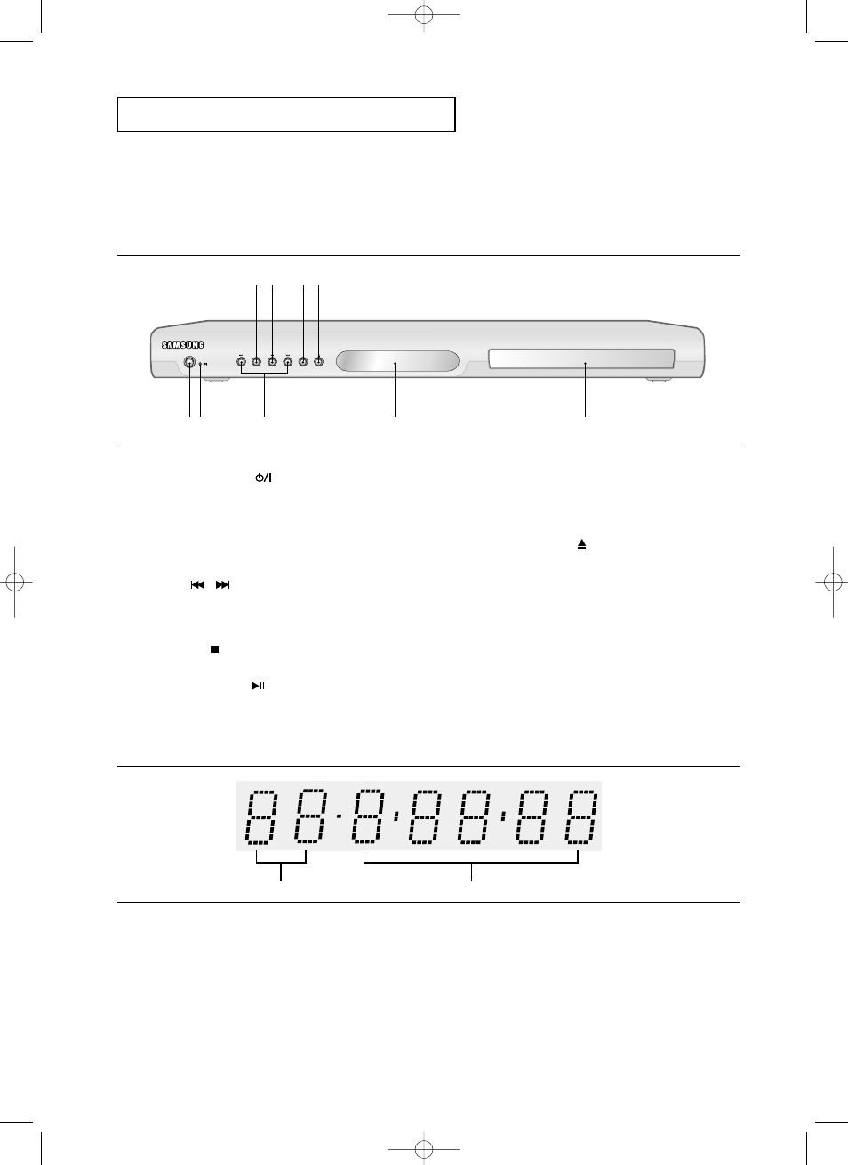 Beschreibung | Samsung DVD-P355 User Manual | Page 69 / 246