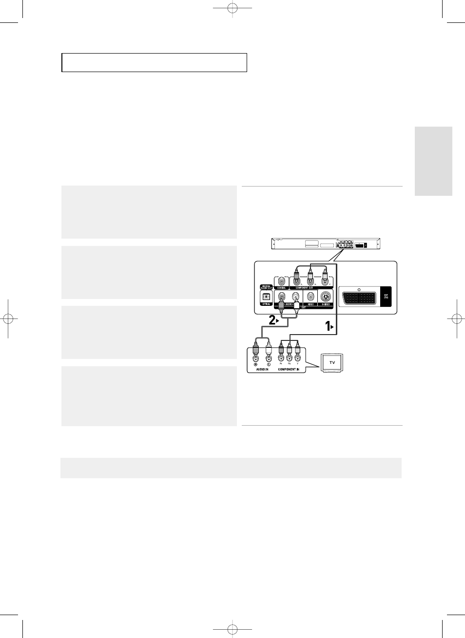 Anschl ü sse a | Samsung DVD-P355 User Manual | Page 74 / 246