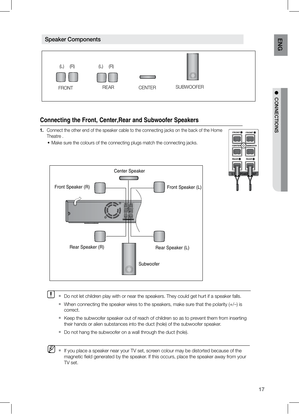 Samsung HT-Z221 User Manual | Page 17 / 64