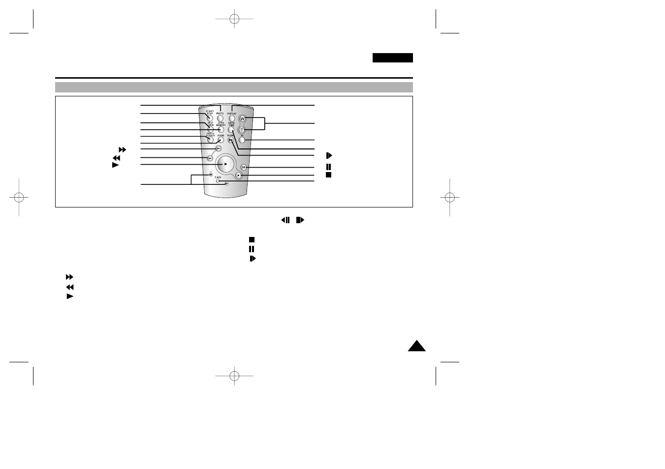 Getting to know your camcorder | Samsung VP-D26  EN User Manual | Page 17 / 107