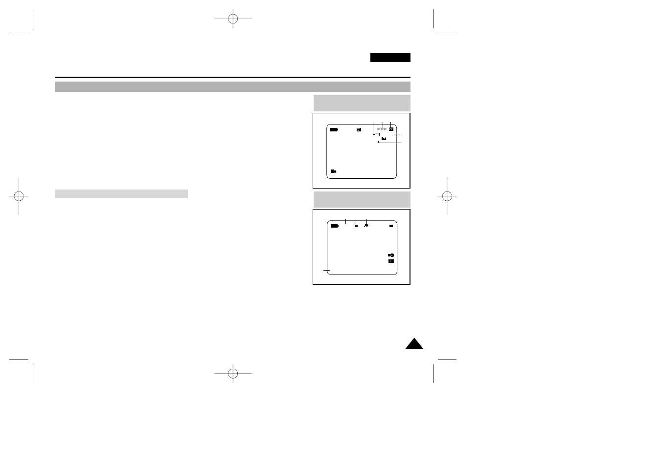 Getting to know your camcorder, Turning osd on/off, Turning the date/time on/off | Osd (on screen display in m.rec/m.play modes) | Samsung VP-D26  EN User Manual | Page 19 / 107