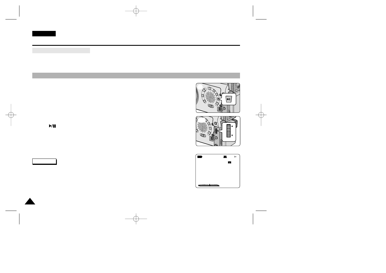 Basic recording | Samsung VP-D26  EN User Manual | Page 34 / 107