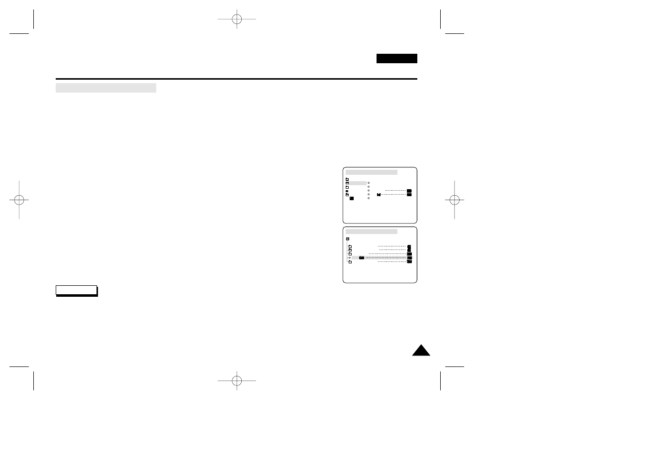Advanced recording | Samsung VP-D26  EN User Manual | Page 47 / 107