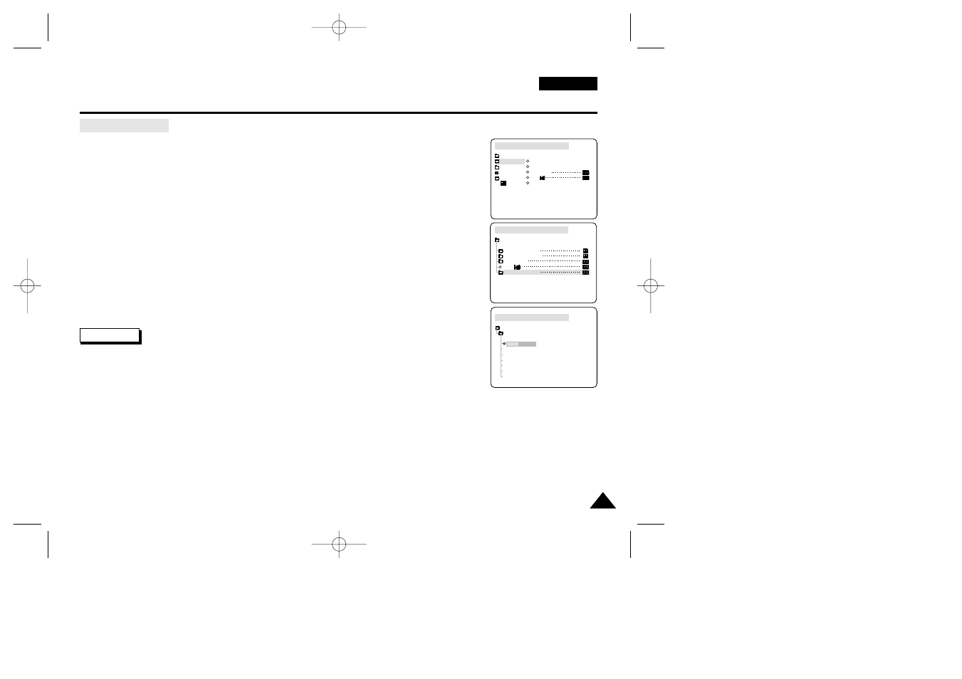 Advanced recording | Samsung VP-D26  EN User Manual | Page 49 / 107