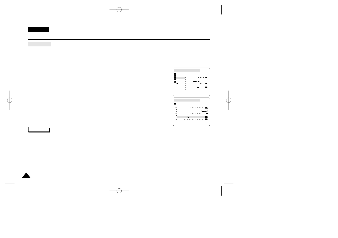 Advanced recording | Samsung VP-D26  EN User Manual | Page 52 / 107