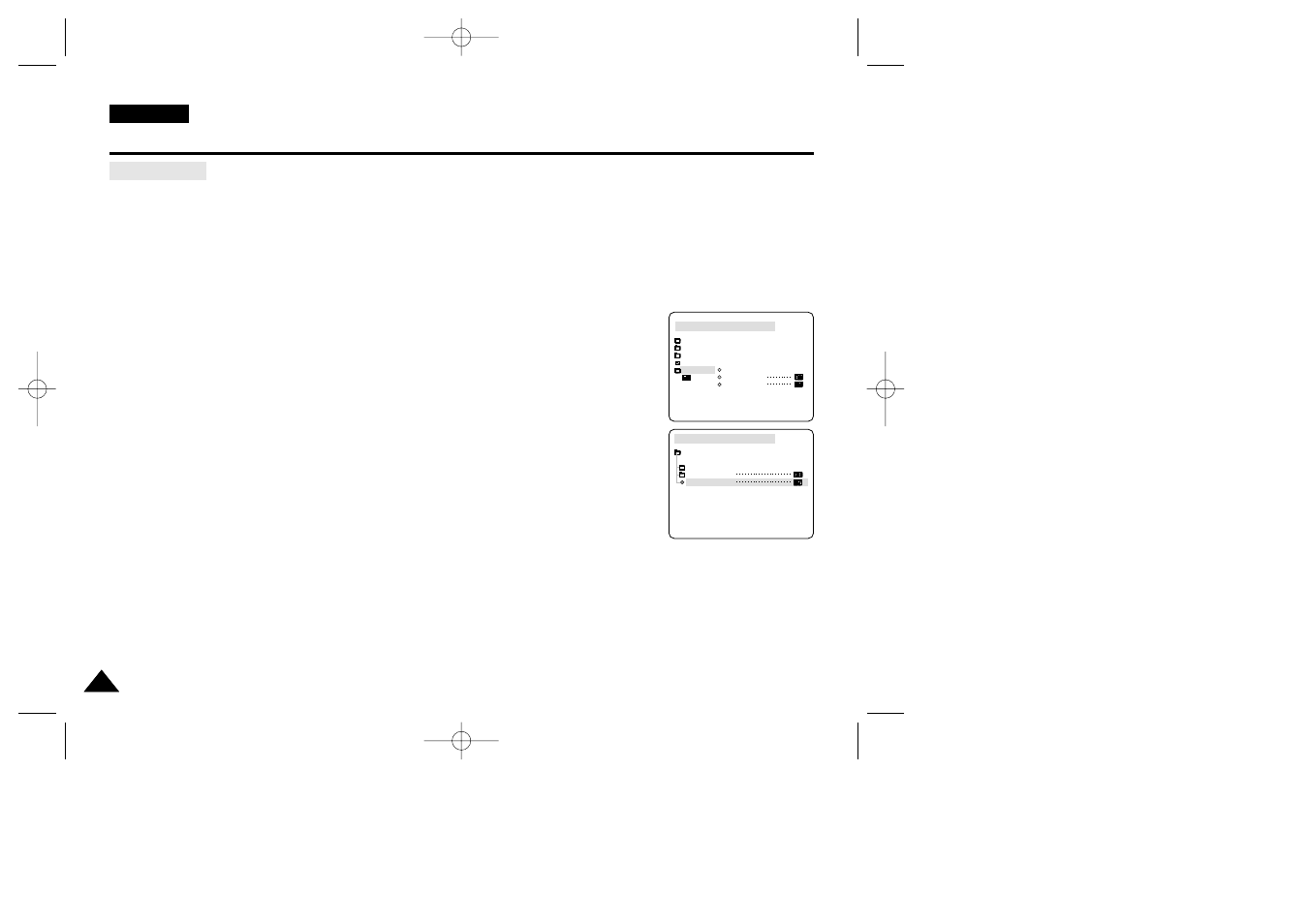 Advanced recording | Samsung VP-D26  EN User Manual | Page 54 / 107