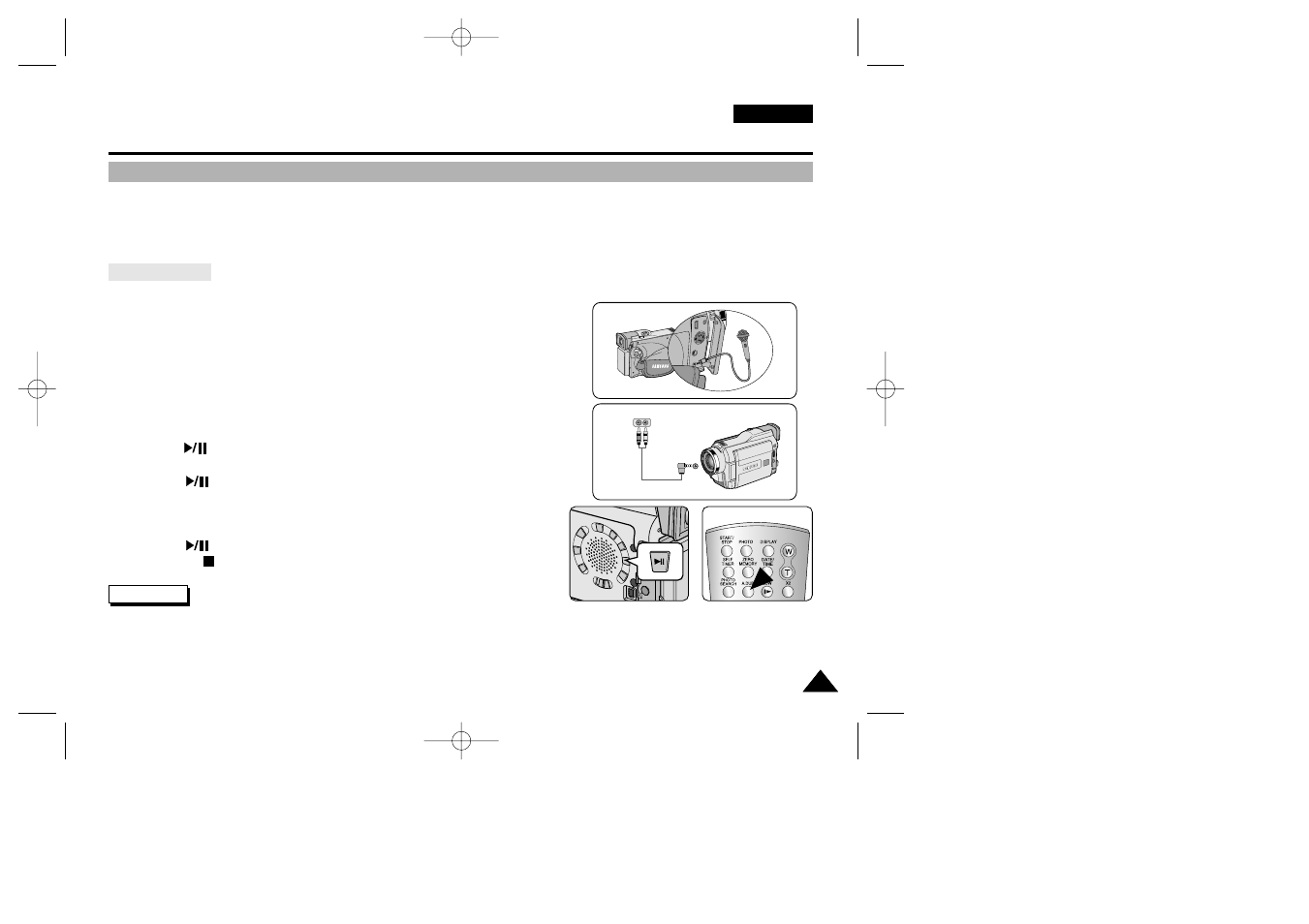 Advanced recording | Samsung VP-D26  EN User Manual | Page 63 / 107