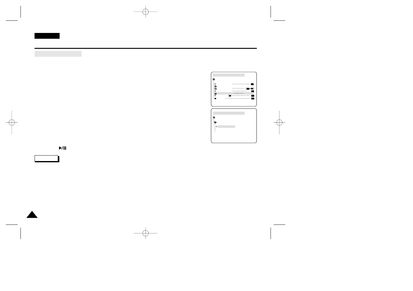 Advanced recording | Samsung VP-D26  EN User Manual | Page 64 / 107