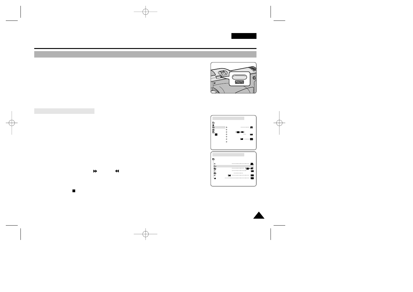 Advanced recording | Samsung VP-D26  EN User Manual | Page 65 / 107