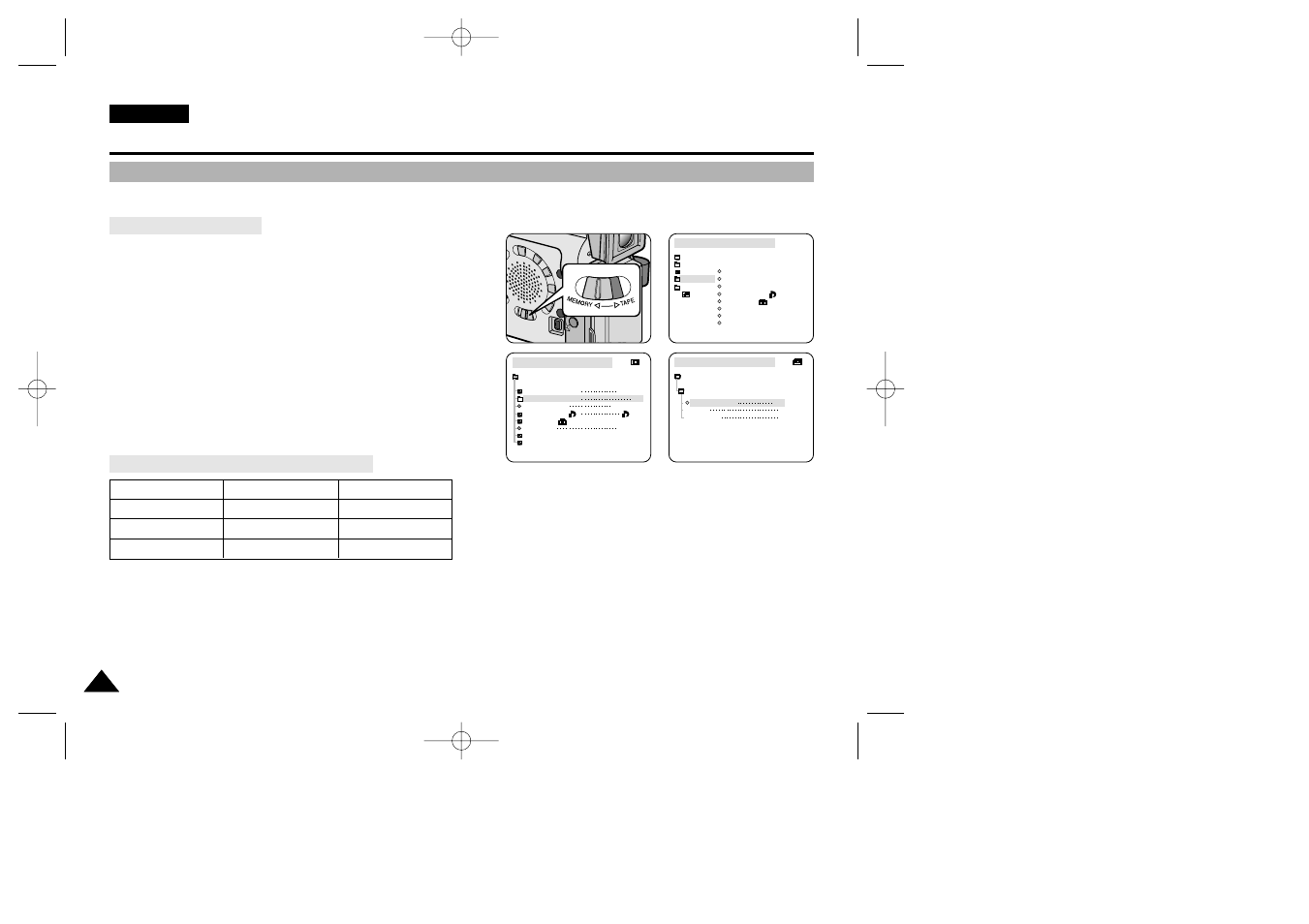 Digital still camera mode | Samsung VP-D26  EN User Manual | Page 86 / 107