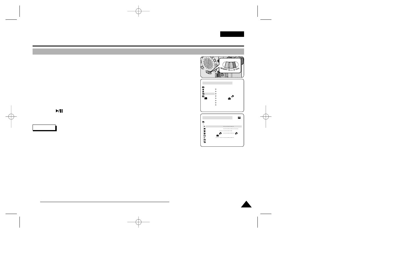 Digital still camera mode | Samsung VP-D26  EN User Manual | Page 97 / 107