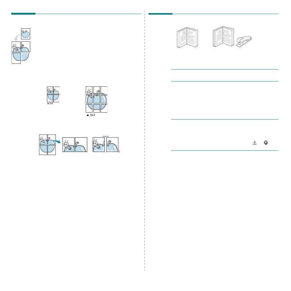 Printing posters, Printing booklets | Samsung SCX-6545N User Manual | Page 160 / 190