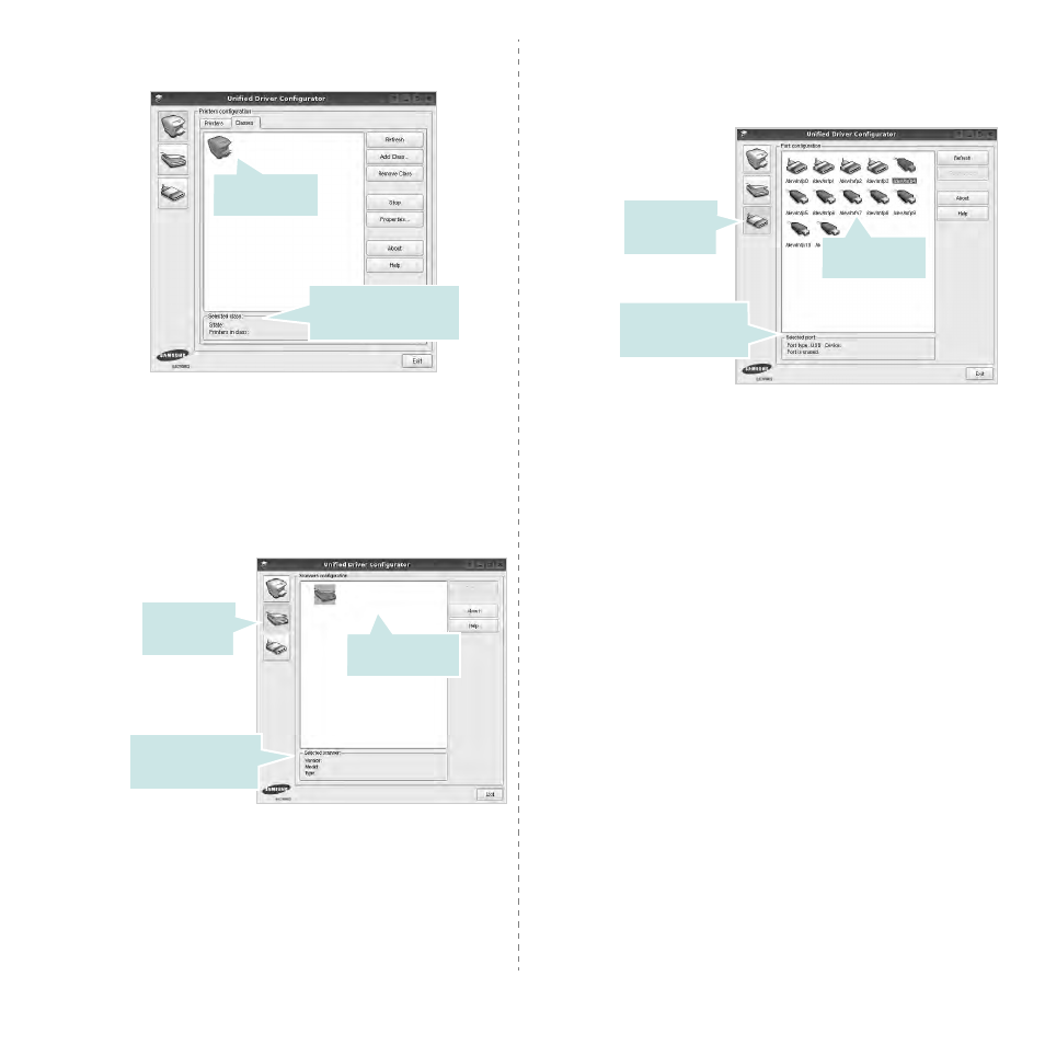 Scanners configuration, Ports configuration | Samsung SCX-6545N User Manual | Page 176 / 190