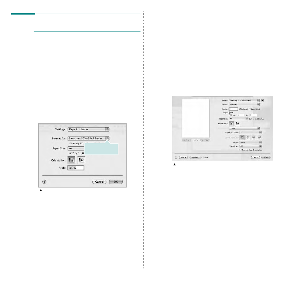 Printing, Printing a document, Changing printer settings | Samsung SCX-6545N User Manual | Page 184 / 190