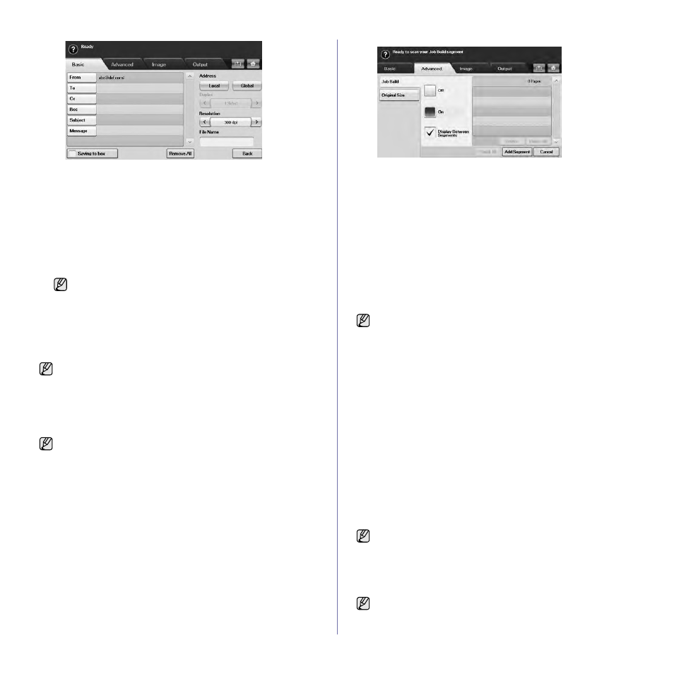 Setting up an email account | Samsung SCX-6545N User Manual | Page 54 / 190