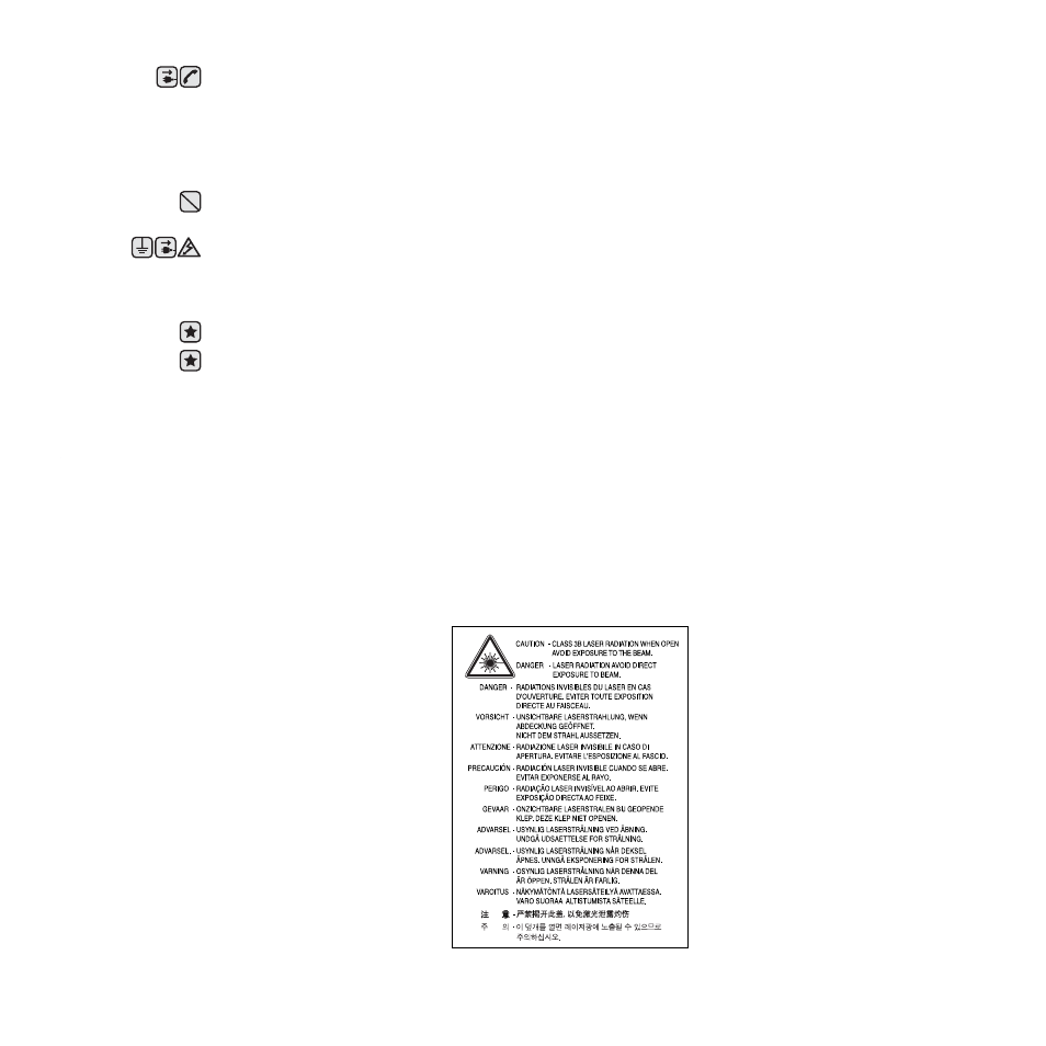 Laser safety statement | Samsung SCX-6545N User Manual | Page 6 / 190