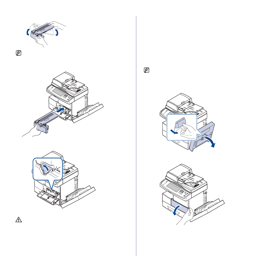 Maintaining the imaging unit, Expected cartridge life, Replacing the imaging unit | Samsung SCX-6545N User Manual | Page 98 / 190