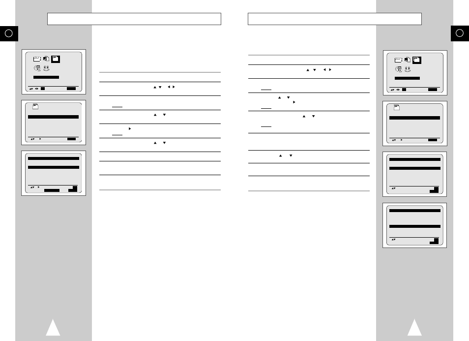 Changing the preset station table, Clearing a preset station | Samsung SV-262B User Manual | Page 11 / 25