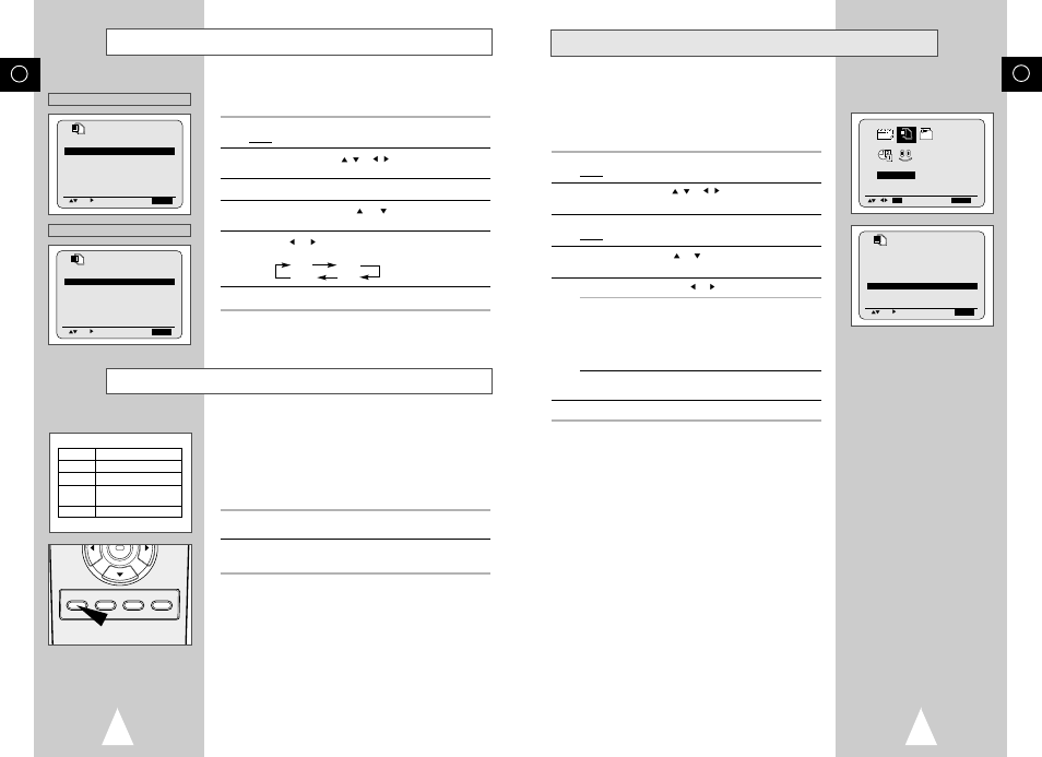 Selecting the cassette type, Selecting the recording speed | Samsung SV-262B User Manual | Page 12 / 25