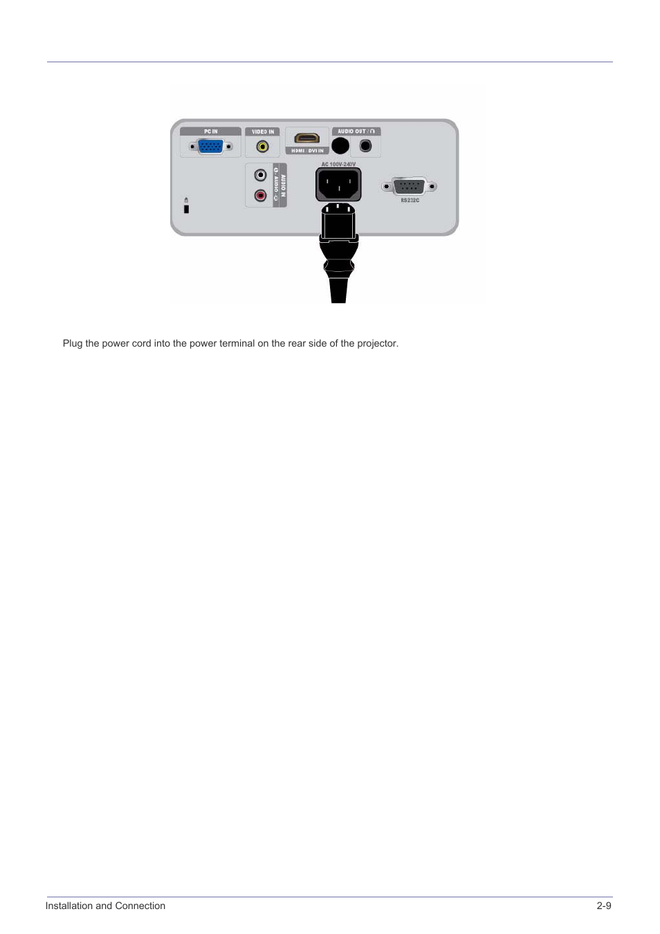 9 connecting the power, Connecting the power -9 | Samsung SPH SP-M220 User Manual | Page 23 / 60