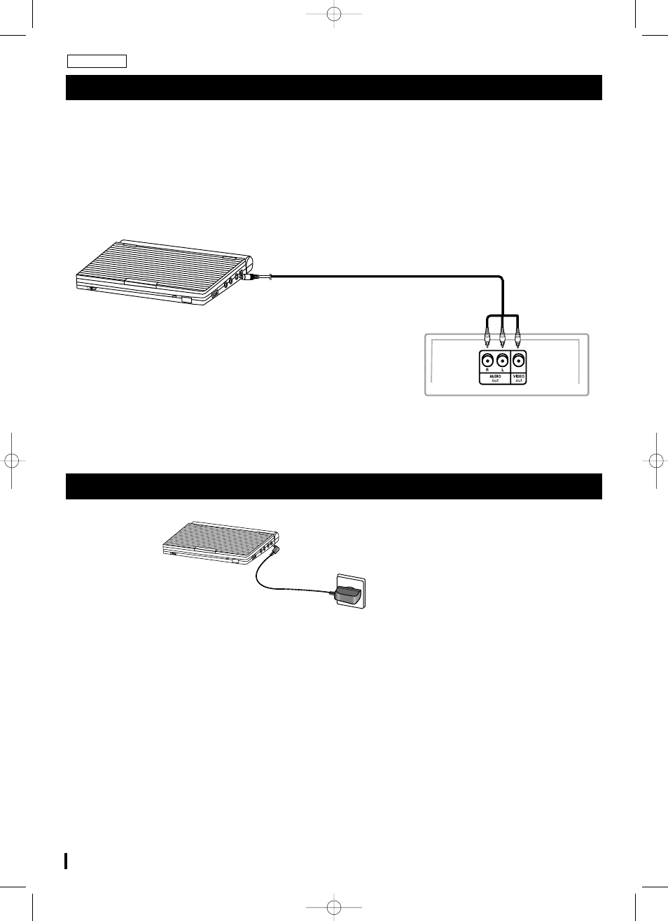 Connecting to a tv using the ac adapter | Samsung DVD-L70A User Manual | Page 78 / 101