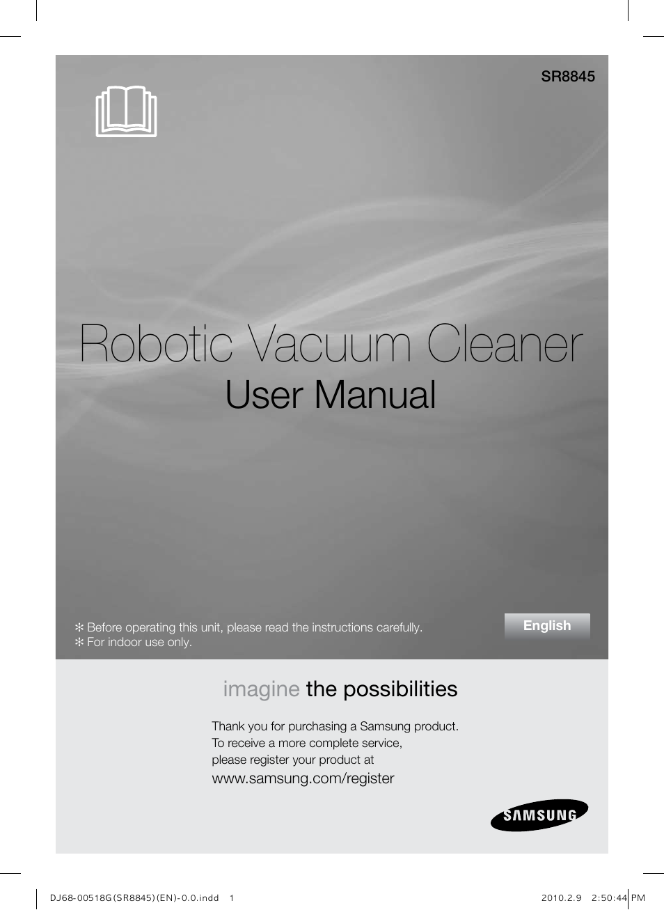 Samsung SR8845 User Manual | 48 pages