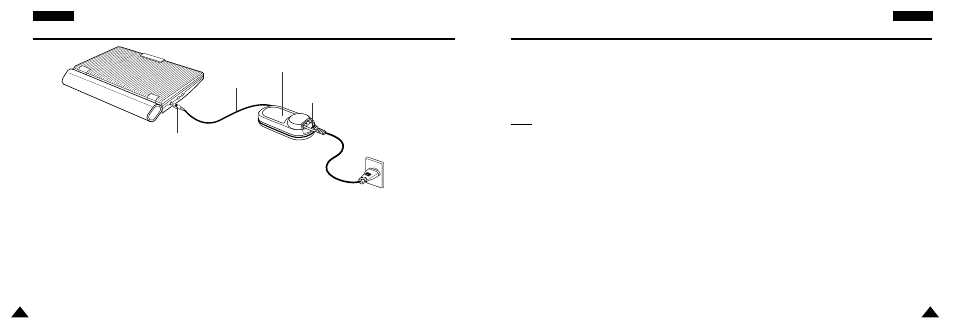 Adapter directions, Using the ac adapter | Samsung DVD-L300WDEU User Manual | Page 13 / 34