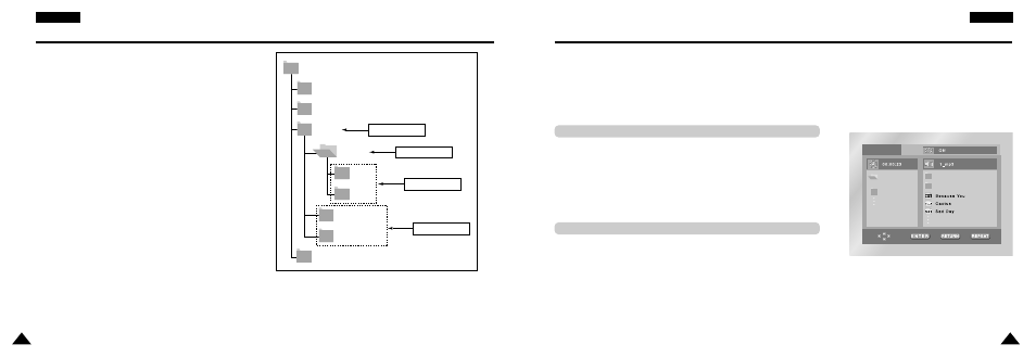 Folder selection, Mp3/wma playback | Samsung DVD-L300WDEU User Manual | Page 24 / 34