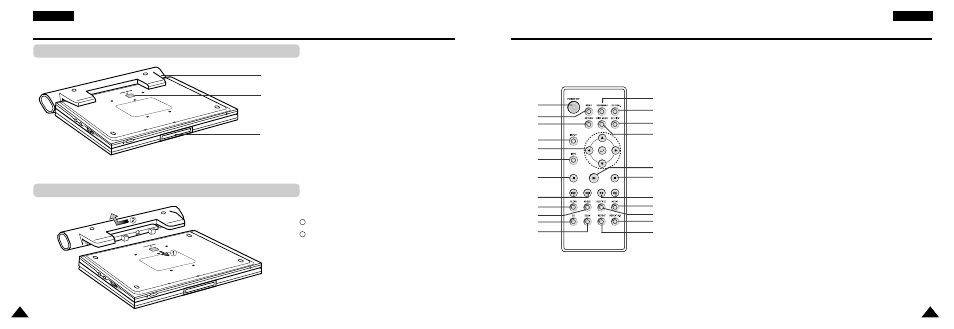 Tour of the remote control, Description-front panel | Samsung DVD-L300WDEU User Manual | Page 8 / 34