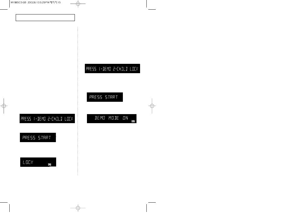 Samsung M1D8SCE User Manual | Page 15 / 27