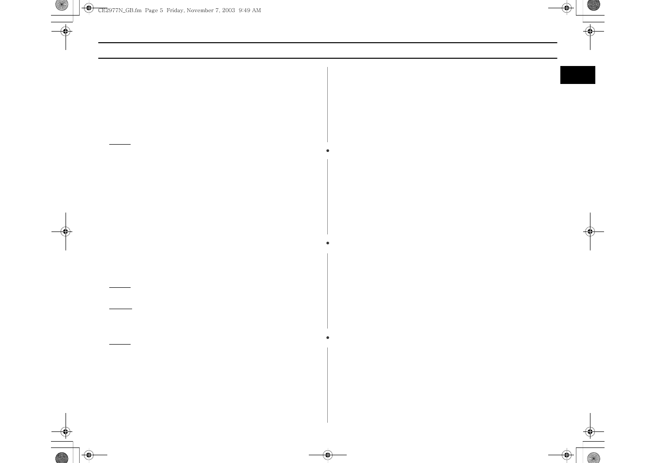 Safety precautions(continued) | Samsung CE2977NT User Manual | Page 5 / 24
