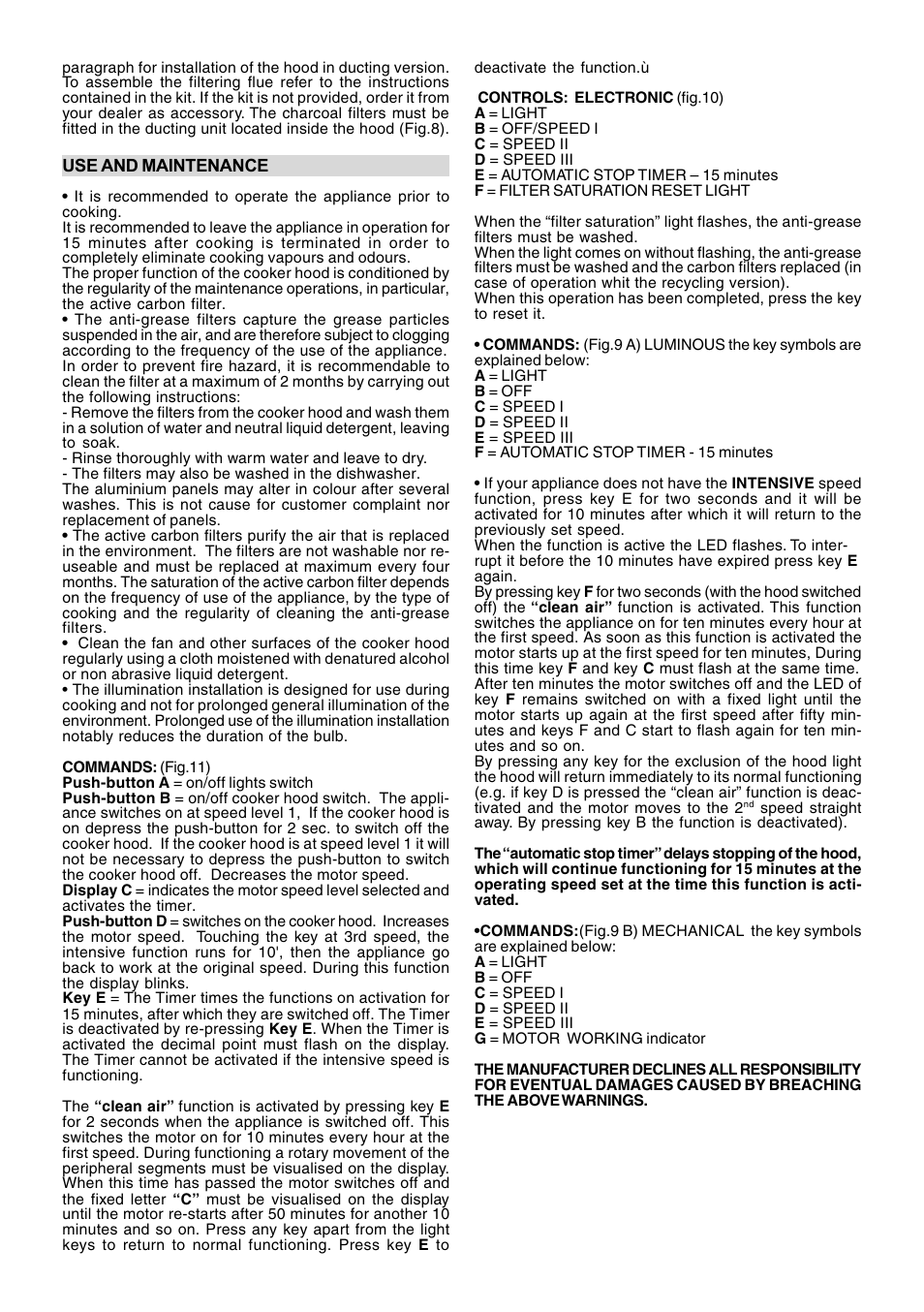 Ardo MG60-90 User Manual | Page 6 / 28