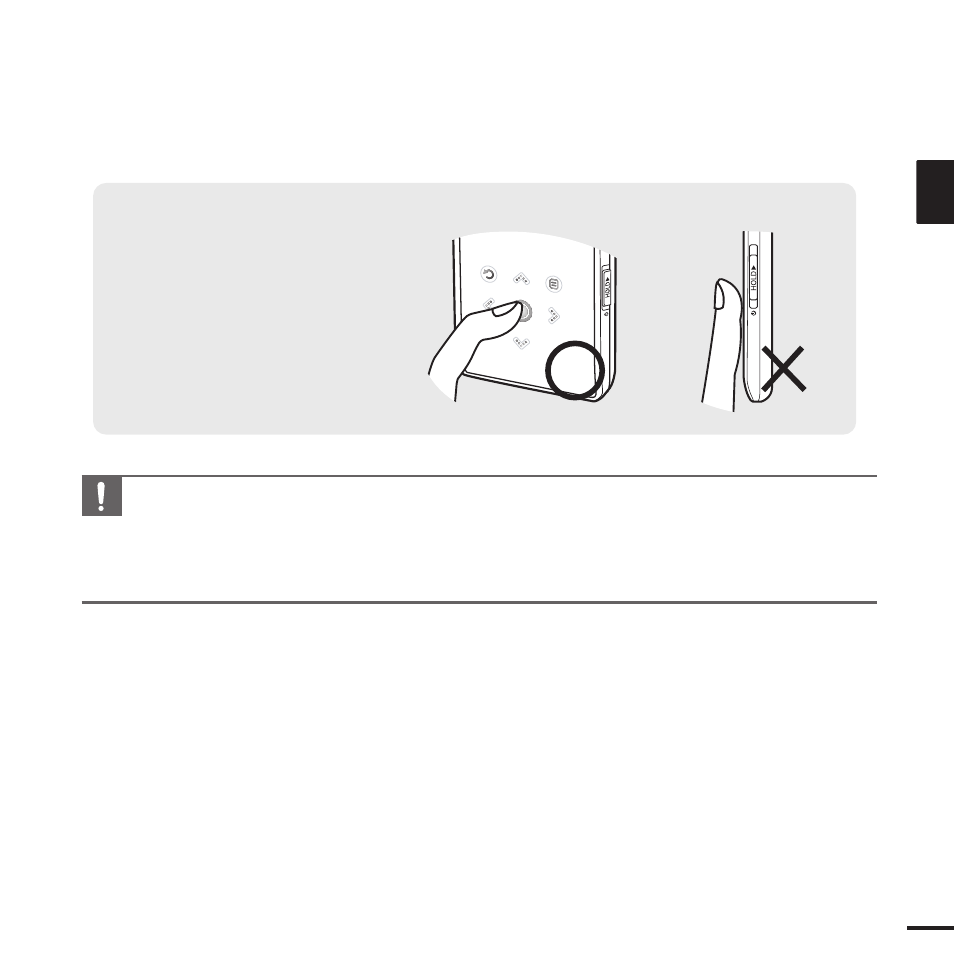 Tap on touch screen with your fingertip | Samsung YP-K3J User Manual | Page 11 / 59