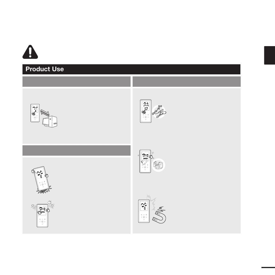 Caution | Samsung YP-K3J User Manual | Page 3 / 59