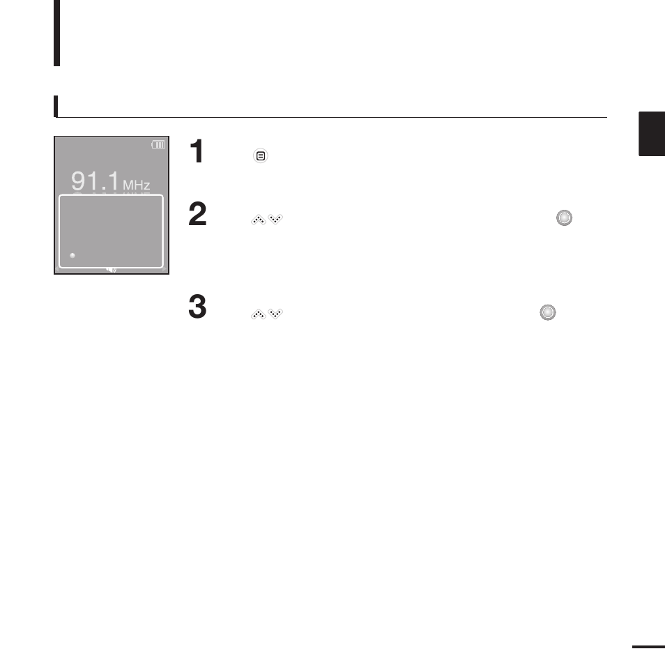 Setting fm radio | Samsung YP-K3J User Manual | Page 43 / 59