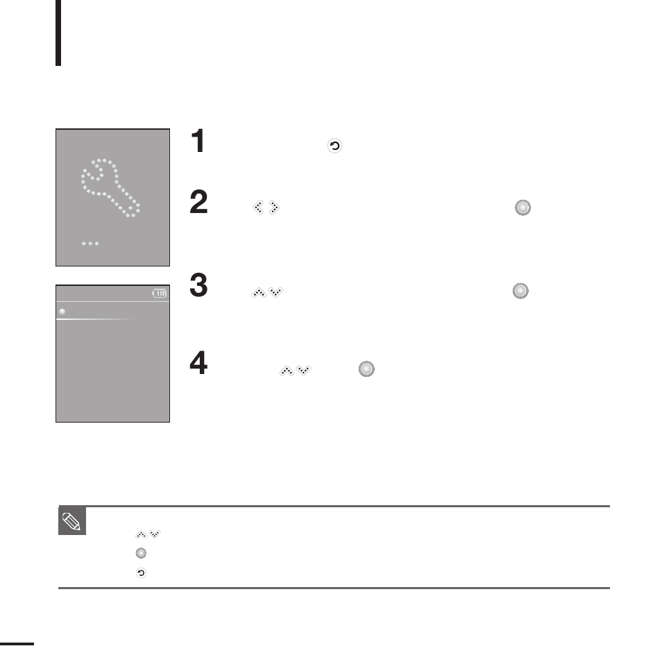 Chapter 4. setting, Setting display | Samsung YP-K3J User Manual | Page 44 / 59